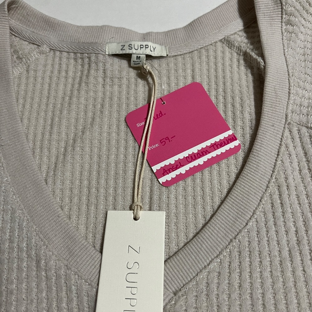 Z Supply Thermal Cream Top